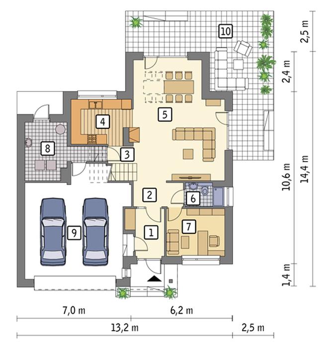 Spokojna wyspa - wariant I
