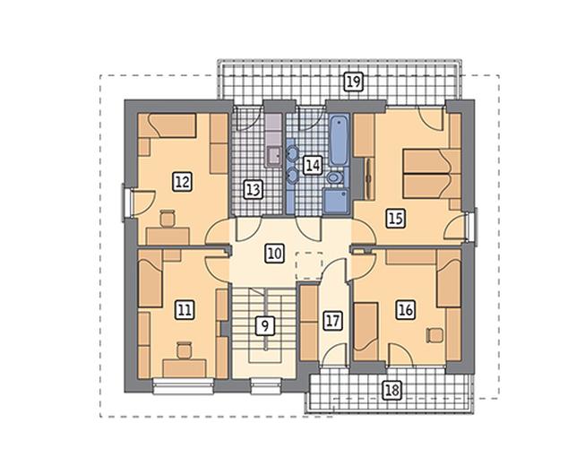 Poranny spacer - wariant I