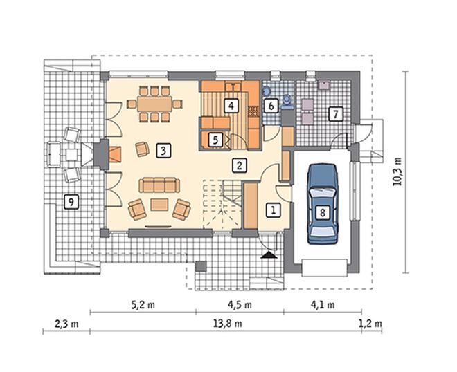 Jasna przestrzeń - wariant I