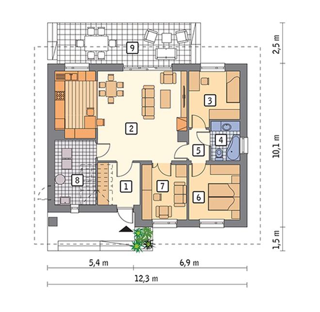 Samotna gwiazda - wariant I