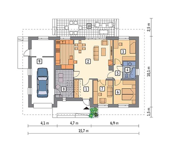 Samotna gwiazda - wariant II