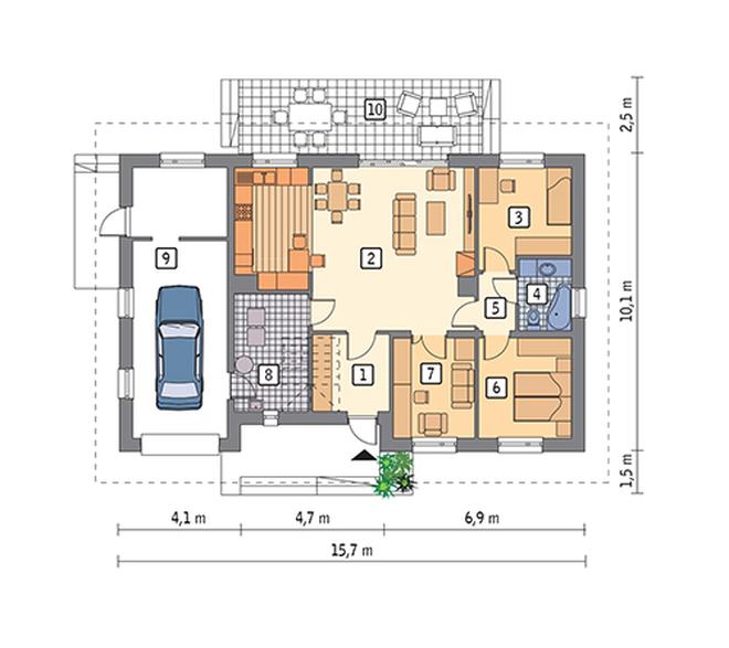 Samotna gwiazda - wariant II