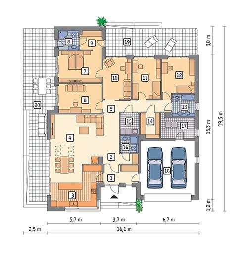 Morska bryza (aranżacja 1)