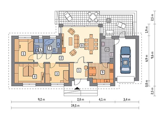 Efektowny - wariant I
