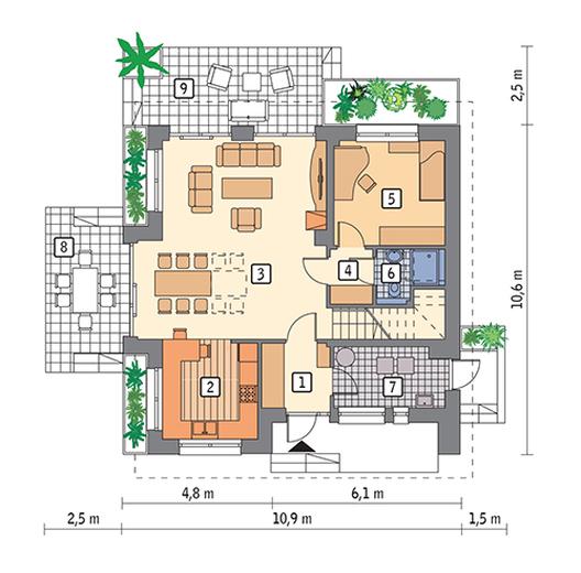 Zorganizowany - wariant I