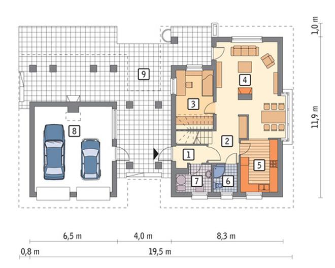 Leśna polana - wariant I
