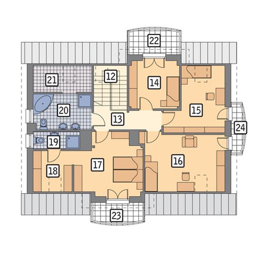 Nasz dom - wariant II (podpiwniczony)