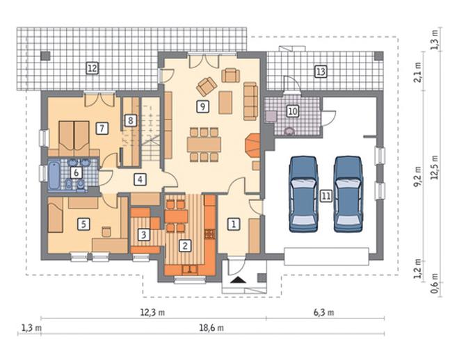 Zielona równina - wariant II