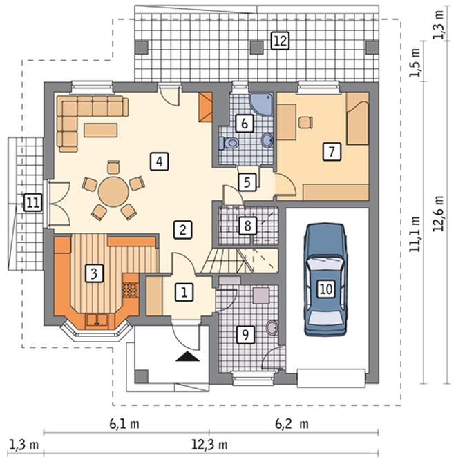 Letni wieczór - wariant II