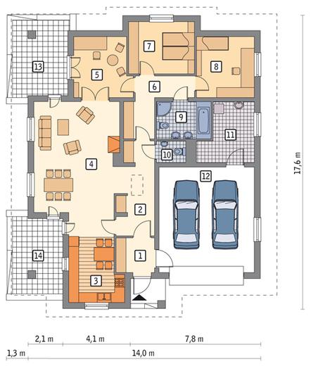 Kwitnąca wiśnia - wariant I