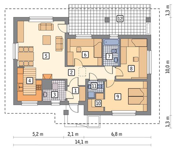 Spokojna rzeka - wariant I