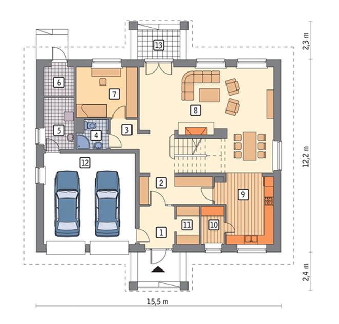 Jabłoniowe wzgórze - wariant I