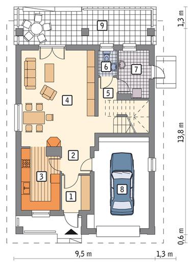 Sosnowe wzgórze - wariant I