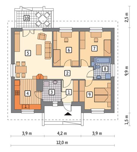 Zielony ogród - wariant III