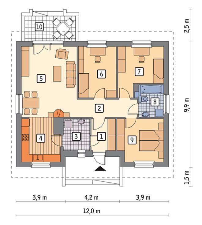 Zielony ogród - wariant III