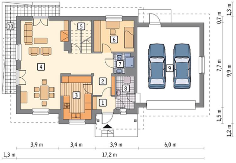 Wschód słońca - wariant I