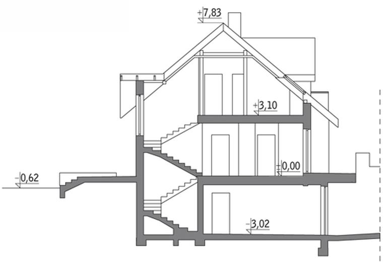 Wschód słońca - wariant III (podpiwniczony)