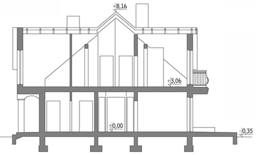 Ogród o zmierzchu - wariant II
