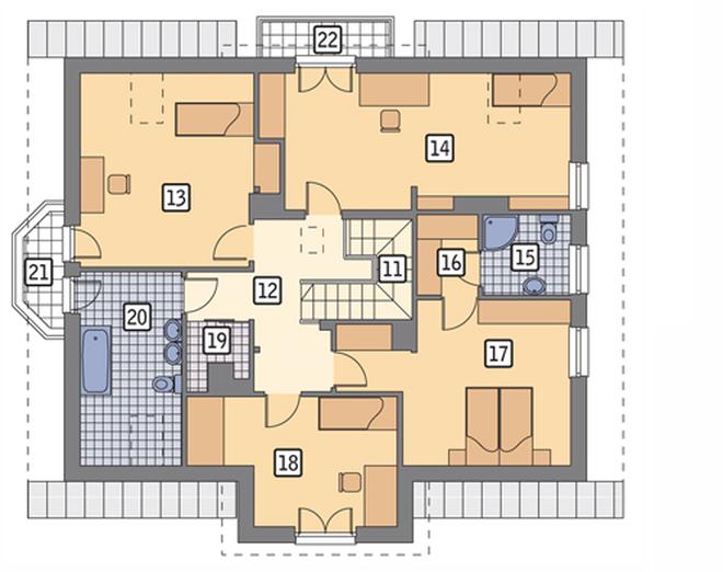 Ogród o zmierzchu - wariant II