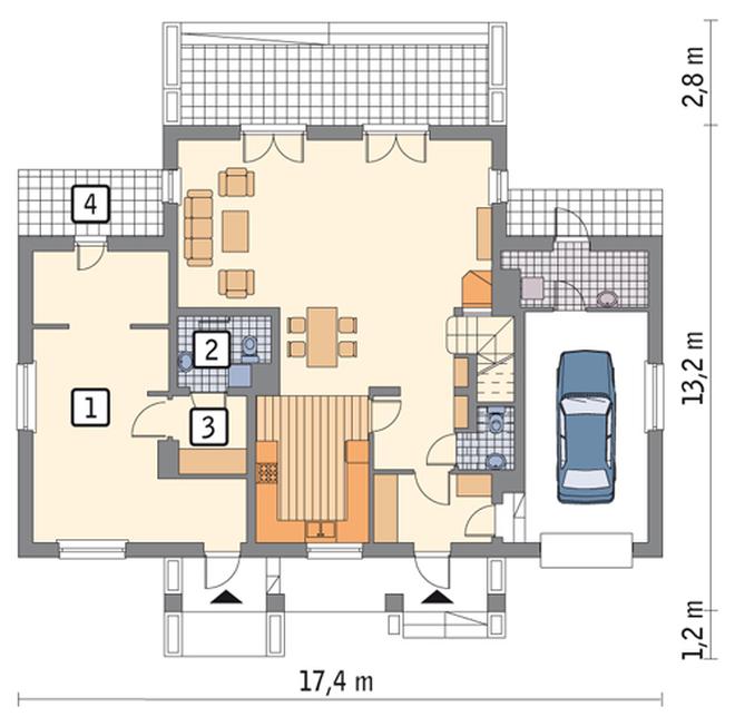 Dwa światy - wariant I (z usługą)