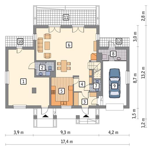 Dwa światy - wariant I (z usługą)