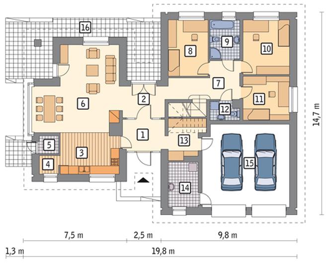 Wśród traw - wariant I