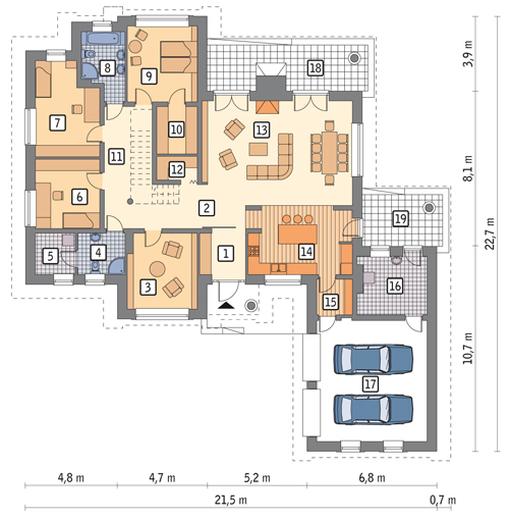 Przed kominkiem - wariant II