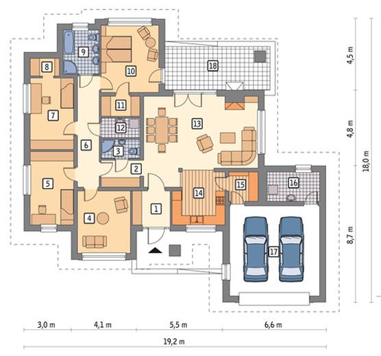 Przed kominkiem - wariant III
