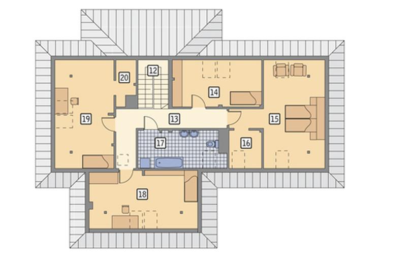 Kwitnąca grusza - wariant I