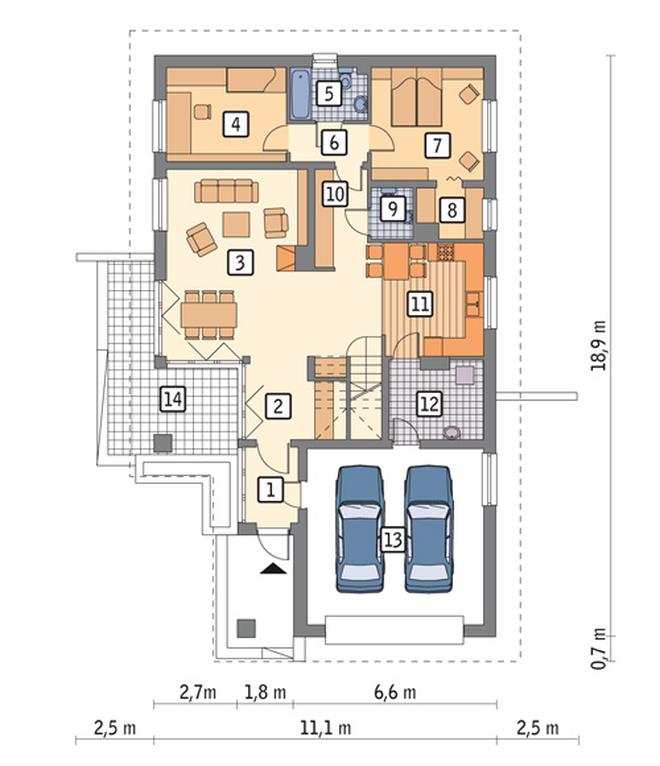 Zielone pola - wariant I