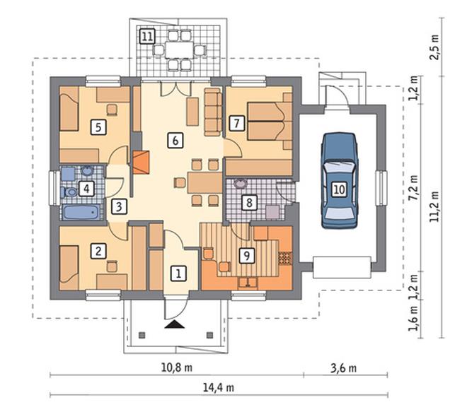 Lilie i piwonie - wariant II