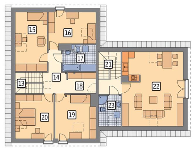 Uroczy zakątek - wariant II (dwulokalowy)