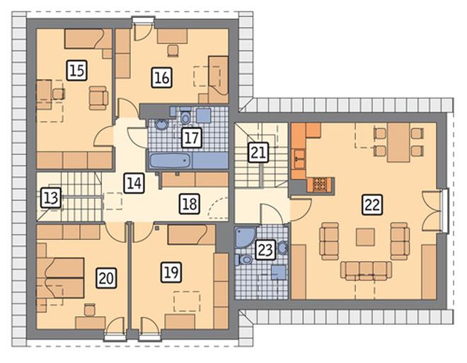 Uroczy zakątek - wariant II (dwulokalowy)