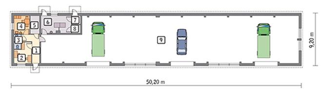 Magazyn z częścią socjalno-biurową PMC02