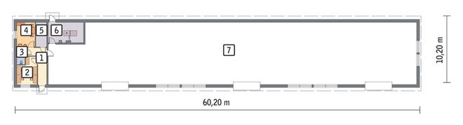 Magazyn z pomieszczeniami pomocniczymi PMC03