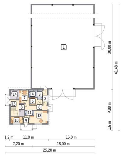 Magazyn z budynkiem socjalno-biurowym PMC10a