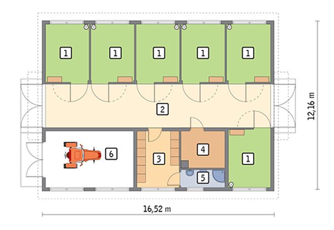 Stajnia dla 6 koni S04