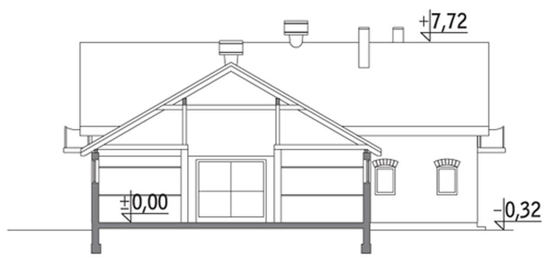 Stajnia dla 13 koni z poddaszem gospodarczym S11
