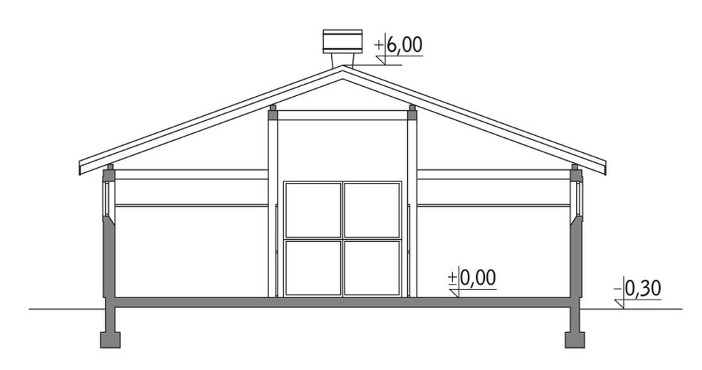 Stajnia dla 10 koni z częścią mieszkalną S12
