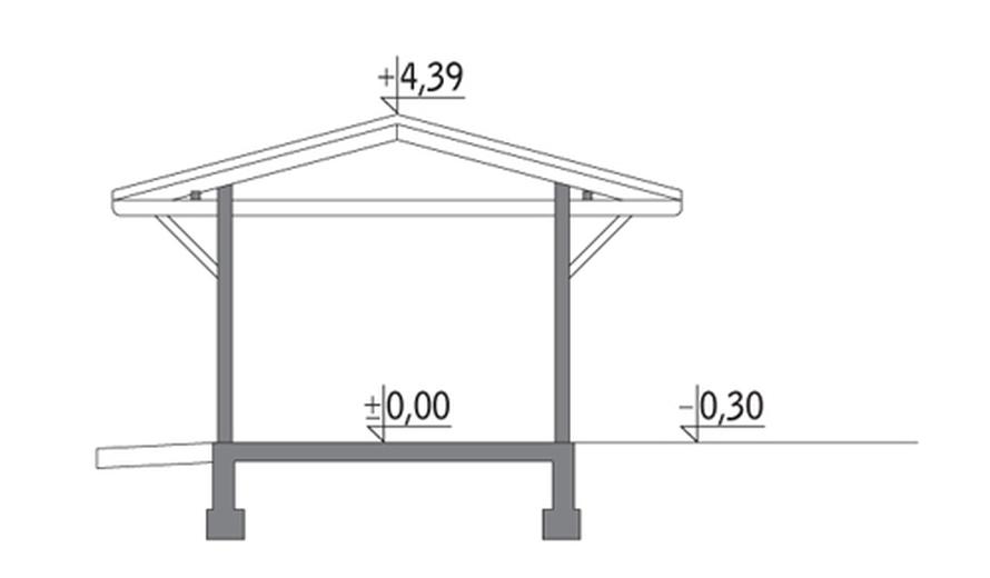 Stajnia dla 4 koni S13S