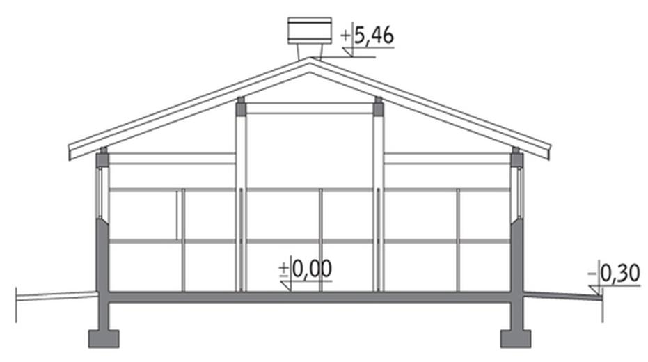 Stajnia dla 6 koni S17a