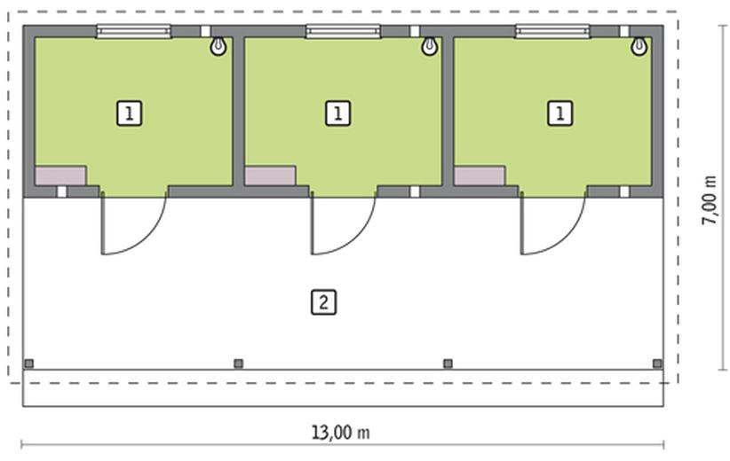 Stajnia dla 3 koni SC01