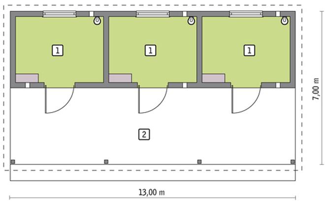 Stajnia dla 3 koni SC01