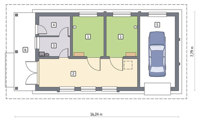 Stajnia dla 2 koni SC03