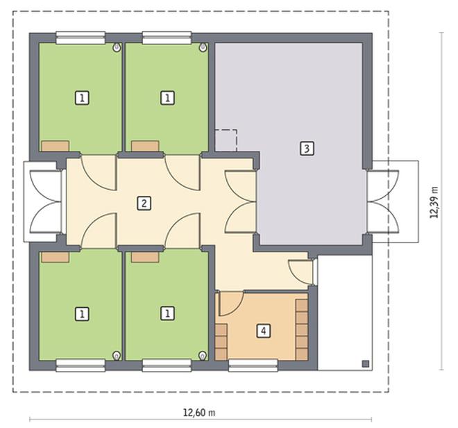 Stajnia dla 4 koni SC05