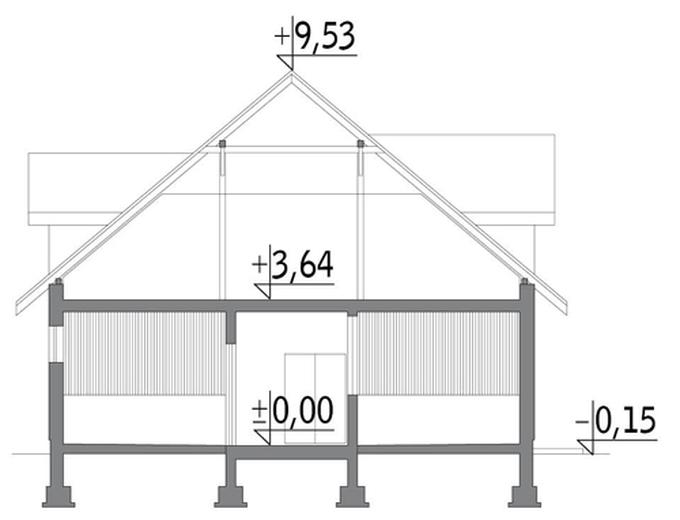 Stajnia dla 12 koni z częścią mieszkalną i składową SC12
