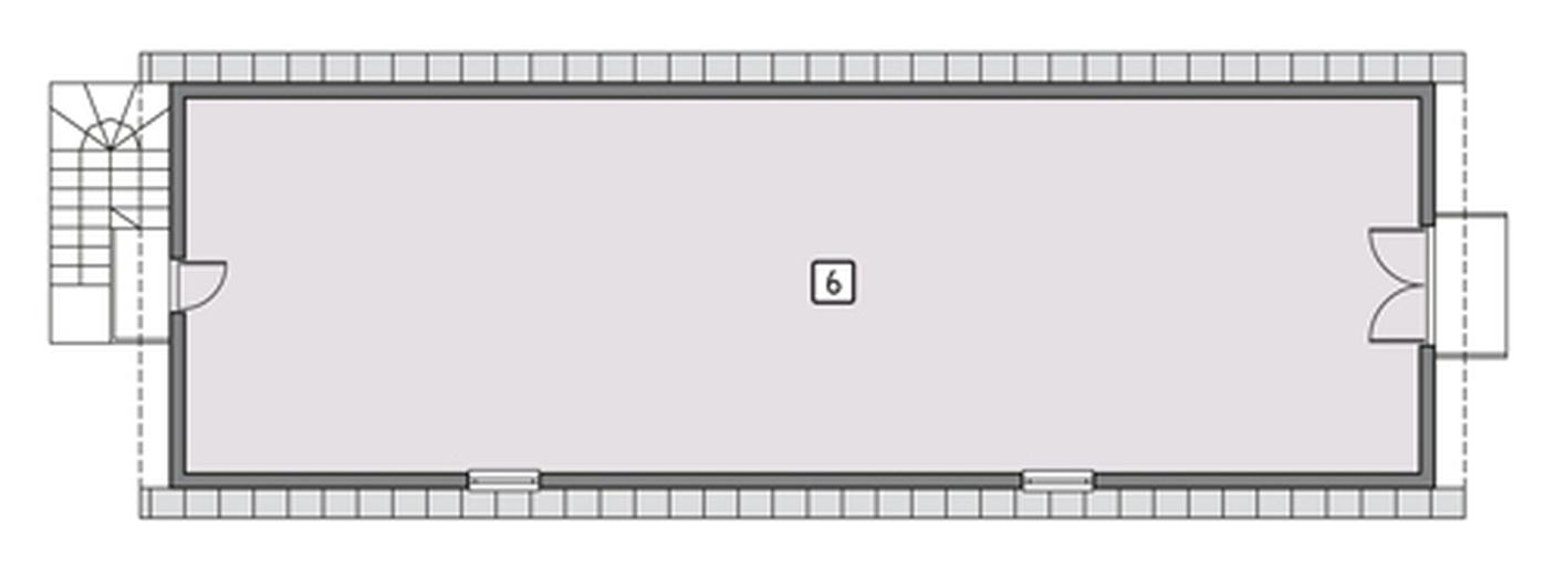 Stajnia dla 4 koni z poddaszem gospodarczym SC14a