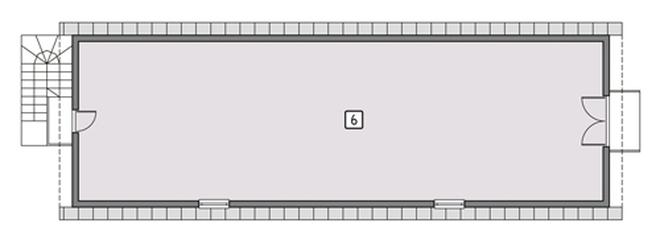 Stajnia dla 4 koni z poddaszem gospodarczym SC14a