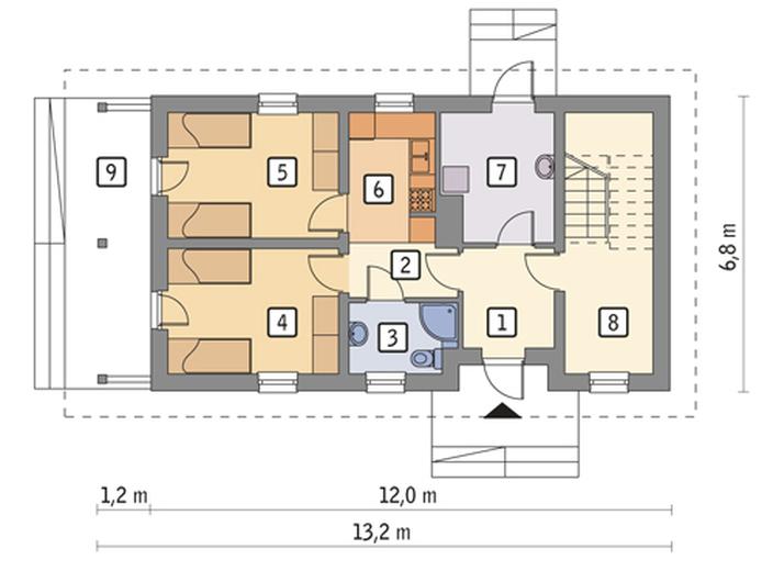 Budynek agroturystyczny (całoroczny) U04