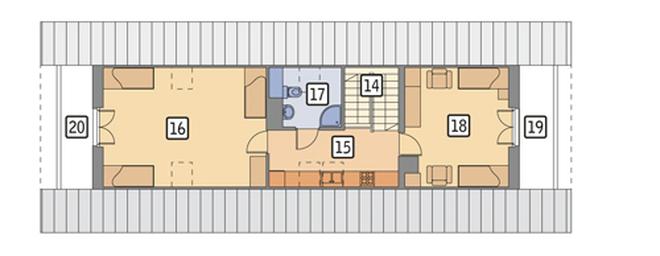 Budynek agroturystyczny (całoroczny) U04b